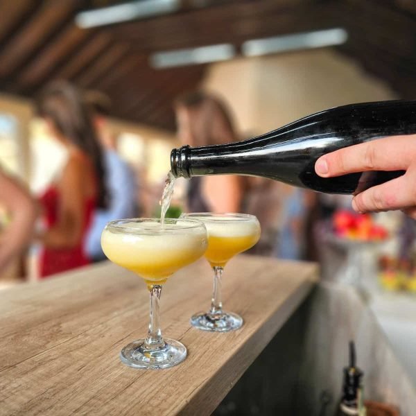 Bar mobil MixBarEvents pregătind un cocktail Pornstar Martini la Imperial Palace din Cojușna.