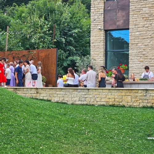 Natura Parc Condrița: cum este un eveniment în mijlocul naturii 5 Invitați la întâmpinarea unei nunți în zona exterioară de la Natura Parc Condrița