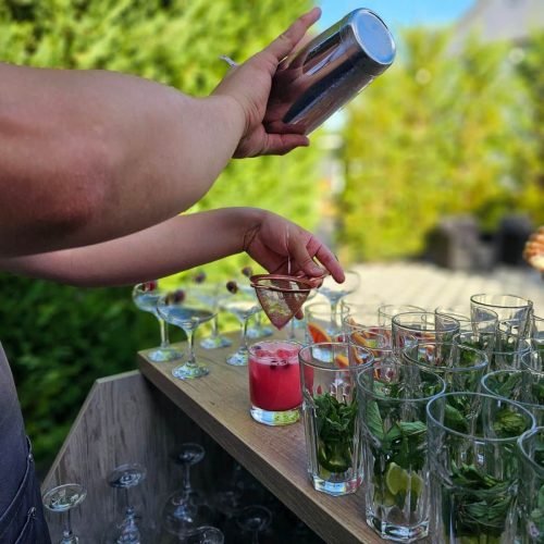 Premium Park: experiența noastră după mai multe evenimente 5 Cocktail bar MixBarEvents la Sala Mică de la Premium Park în timpul unui eveniment