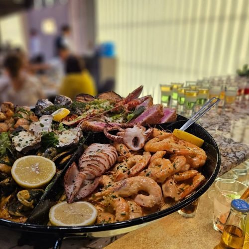 Sala GUD din Chișinău: bar mobil și detalii utile pentru un eveniment reușit 6 Platou cu seafood servit la un eveniment în GUD Chișinău